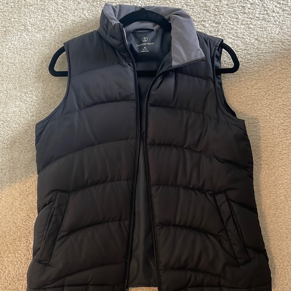 Lands End black vest